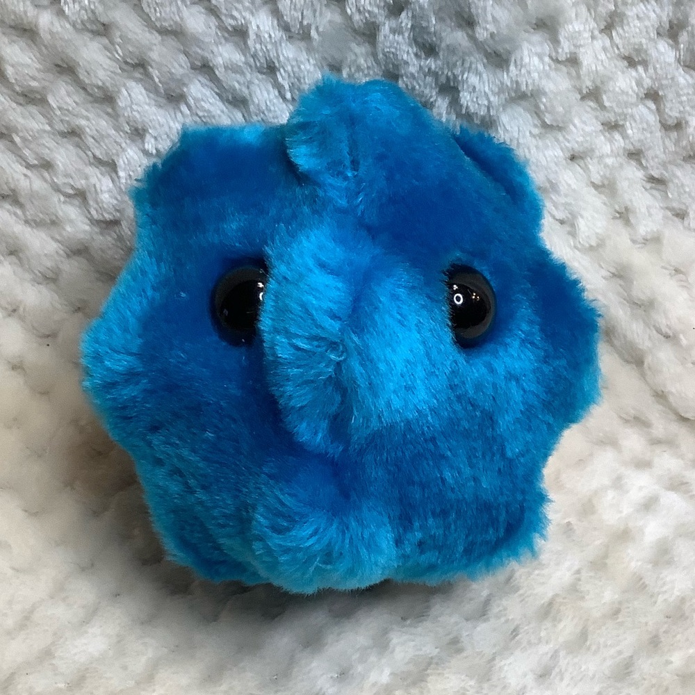Giant Microbes by Drew Oliver Blue AP,use Common Cold Stuffed Toy